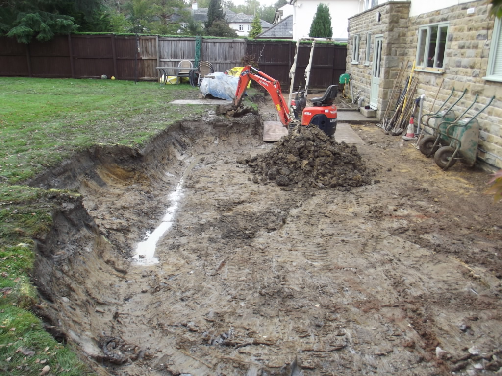 New Drainage and Large Patio Area - Olive Garden Design and Landscaping