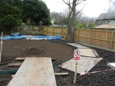 Raised Rear Garden With Drainage Problem - Olive Garden Design And 